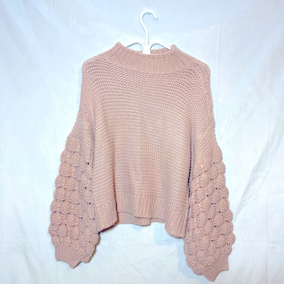 Blush pink sweater (MBoutique) - Picture 2 of 2